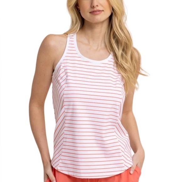 Southern Tide Tops - Southern Tide Myra Stripe Racerback Tank NWT